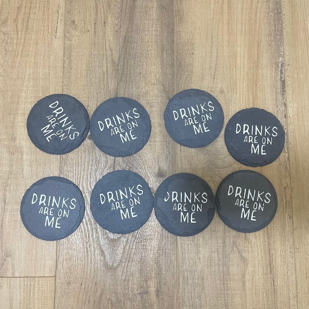 Bouclair Slate Coaster- Set of 8